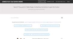 Desktop Screenshot of ctlawsearch.com